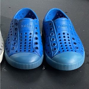Blue native shoes size c5